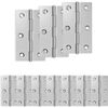 vidaXL Vyrius 12 vnt. 66 x 38 x 5 mm Sidabrinė Plienas