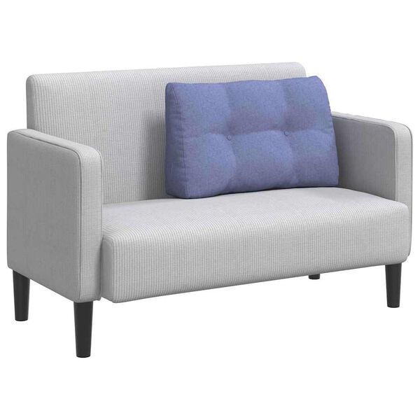 vidaXL Apsaugos Pagalvė Džinsinės mėlynos 80 x 24 x 50 cm audinys