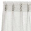 vidaXL Voile Užuolaida 2 pcs Kreminė 260 x 140 cm Poliesteris