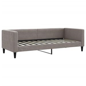 vidaXL Sofa, taupe spalvos, 80x200cm, audinys