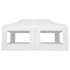 vidaXL Prof. i&scaron;skleidžiama proginė palapinė su sienomis, balta, 6x3m