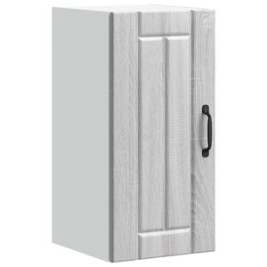 vidaXL Sieninė virtuvės spinta "Lucca" Pilka Sonoma Engineered Wood