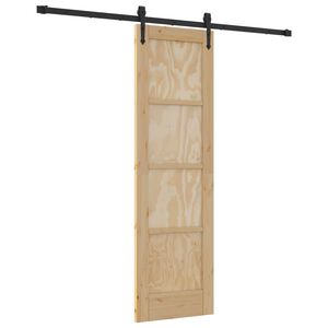 vidaXL Slankios durys ORKDAL 61 x 198,5 cm Pu&scaron;ies medienos masyvas
