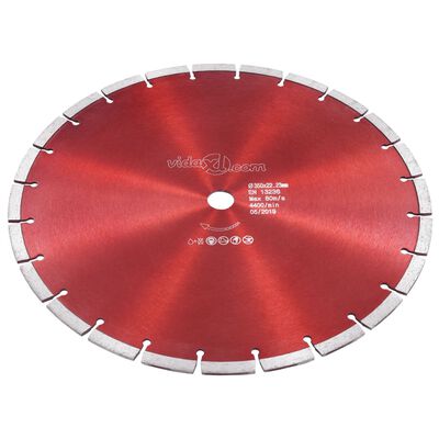 vidaXL Deimantinis pjovimo diskas, plienas, 350mm