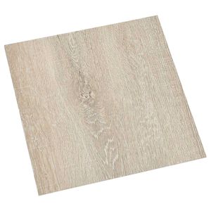 vidaXL Savesiūnančių Grindų Plok&scaron;tės Ruda ir beigė 30,5 x 30,5 cm