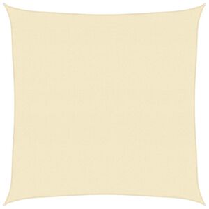 vidaXL Uždanga nuo saulės, kreminės spalvos, 4,5x4,5m, HDPE, 160g/m&sup2;