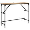 vidaXL Konsolinis stalas Amatininkų ąžuolas 100 x 32 x 75 cm