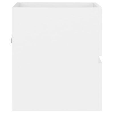 vidaXL Spintelė praustuvui, baltos spalvos, 41x38,5x45cm, MDP