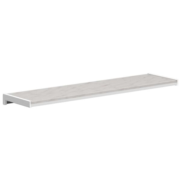 vidaXL Langų palangė Marmuro tekstas -enure 60 x 25 x 4,5 cm PVC