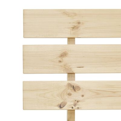 vidaXL Lovos rėmas, 90x200 cm, pušies medienos masyvas