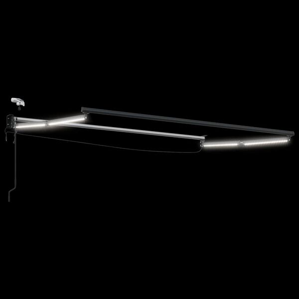 vidaXL Elektrinė i&scaron;traukiama pavėsinė Antracitas 2,5 x 2 m