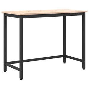 vidaXL staliuku Natūrali 100 x 50 x 77 cm
