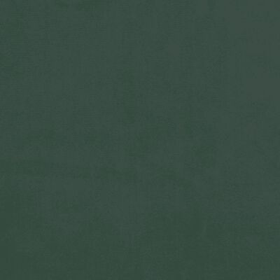 vidaXL Lova su spyruoklėmis ir čiužiniu, žalia, 90x190 cm, aksomas