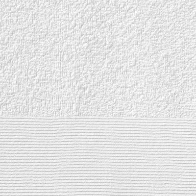 vidaXL Saunos rankšluosčiai, 25vnt., balti, 80x200cm, medvilnė