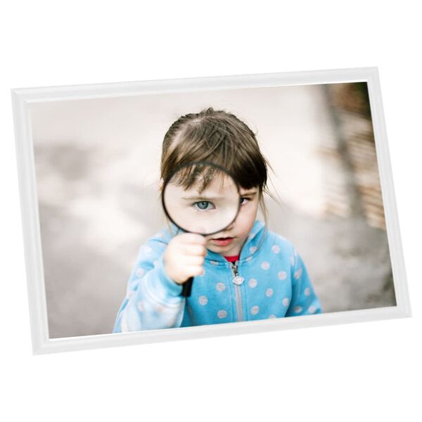 vidaXL Nuotraukų rėmeliai-koliažai, 5vnt., balti, 13x18cm, MDF