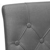 vidaXL Valgomojo kėdės, 4vnt., tamsiai pilkos, audinys