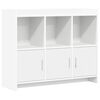 vidaXL Kabalas Balta 98,5 x 33 x 80 cm Apdirbta mediena