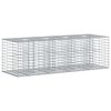 vidaXL Gabioninė pakelta lova 180 x 60 x 55 cm Galvanizuotas plienas