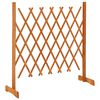 vidaXL Sodo treliažas-tvora, oranžinis, 120x90cm, eglės masyvas