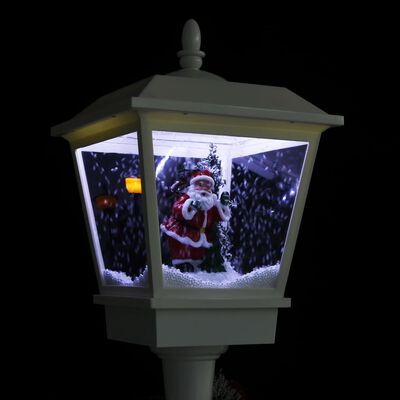vidaXL Kalėdinis gatvės žibintas su Kalėdų Seneliu, 180cm, LED