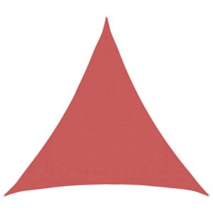 vidaXL Saulės &scaron;e&scaron;ėlio audinys 2 x 2 x 2 m HDPE Trikampio Terakotos