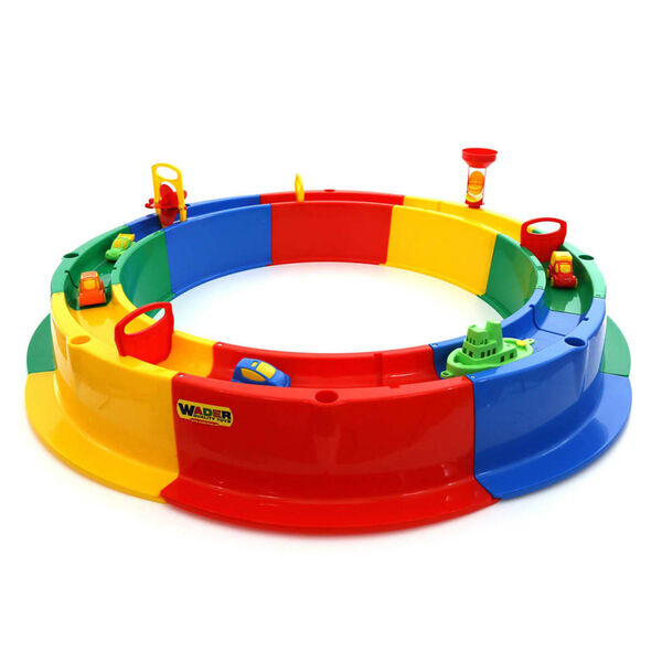 Polesie Wader Smėlio dėžė su vandens trasa, 136x136x18cm, 1450533