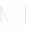 vidaXL Tvorelės stulpas Sidabro 50 x 1,5 m (36 mm tinklas) Plienas