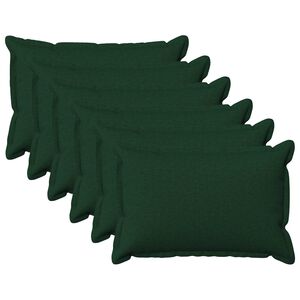 vidaXL Pagalvėlės užvalkalas 6 pcs HOUTEN Tamsiai žalia 40 x 60 cm