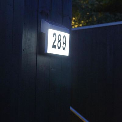 Luxform Šviečiantis namos numeris Cornwall, sien., baltas, LED