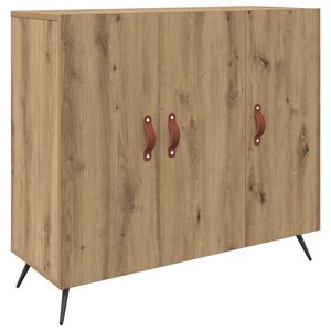 vidaXL Kabalas Amatininkų ąžuolas 89,5 x 34 x 80 cm Apdirbta mediena