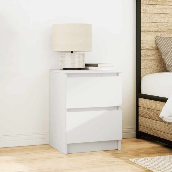 vidaXL Televizoriaus spintelė, balta, 40x35x54 cm, apdirbta mediena