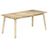vidaXL Valgomojo stalas, 180x90x76cm, mango medienos masyvas