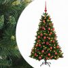 vidaXL Dirbtinė kalėdinė eglutė su rutuliuku 120 cm 150 LED