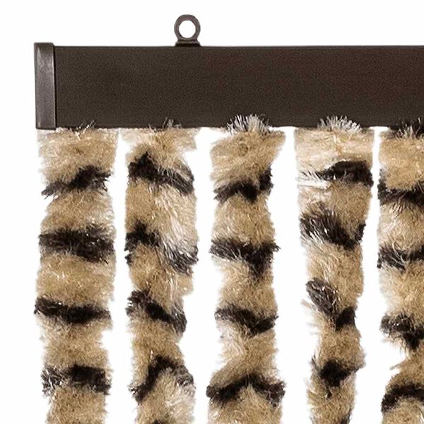 vidaXL Užuolaida nuo vabzdžių, smėlio ir ruda, 56x185cm šenilis