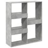 vidaXL Kambario pertvara, betono, 100x33x115cm, apdirbta mediena