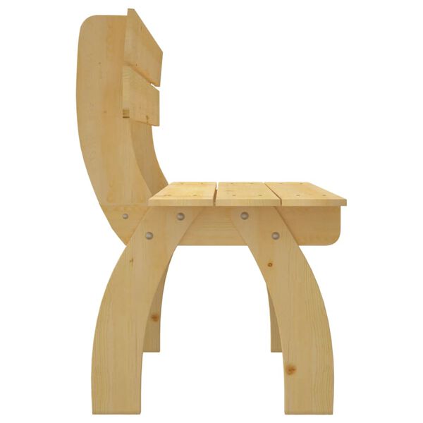 vidaXL Sodo suoliukas, 150cm, impregnuota pu&scaron;ies mediena