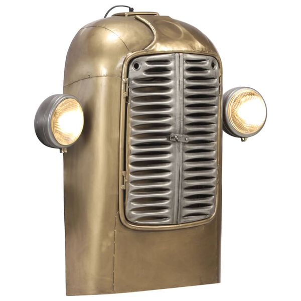 vidaXL Sieninis &scaron;viestuvas, geležis, traktoriaus dizaino