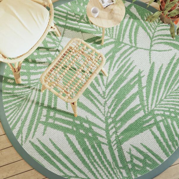 vidaXL lauko kilimas ARAKIL žalias &Oslash;200 cm PP