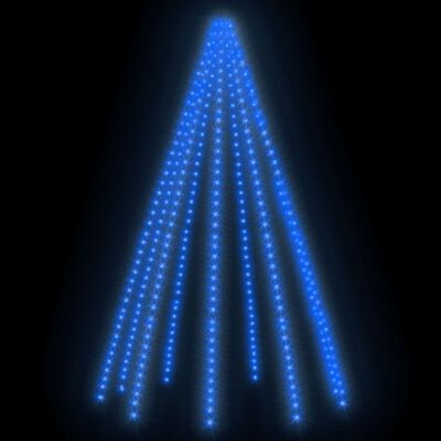 vidaXL Kalėdų eglutės girlianda su 400 mėlynų LED lempučių, 400cm