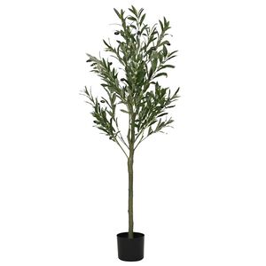 vidaXL Dirbtinis alyvmedis, žalios spalvos, 120cm, 450 lapų