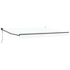 vidaXL I&scaron;traukiama markizė Balta 400 &times; 300 cm Poliesteris