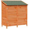 vidaXL Sodo Sandėlys Ruda 106 x 56 x 113,5 cm Kietasis pu&scaron;inis medis