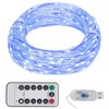 vidaXL 300 LED lempučių girlianda, mėlynos spalvos, 30m