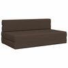 vidaXL Sulankstomas Sofas-Lova Taupe 203 x 152 x 15 cm audinys
