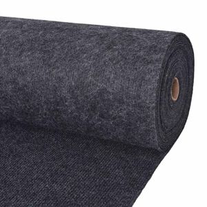 vidaXL Kilimas Antracito 1,2 x 10 m Poliesteris