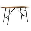 vidaXL Valgomojo stalas Ruda 110 x 55 x 61,5 cm