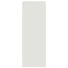 vidaXL Šoninė spintelė, baltos spalvos, 67x39x107cm, plienas