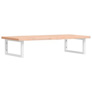 vidaXL Lentyna praustuvui, plienas ir bukmedžio medienos masyvas