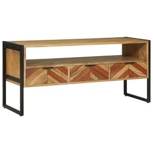 vidaXL Televizoriaus spintelė su stalčių Ruda 100 x 35 x 50 cm
