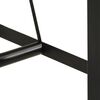 vidaXL Baro stalas, 150x70x107cm, perdirbtos medienos masyvas/geležis